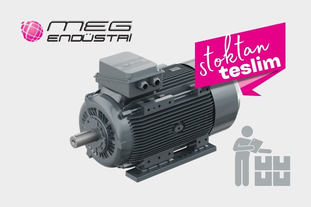 ELK Motor 315 Gövde Motorlar MEG Endüstri’de Stoktan Hızlı Teslimat